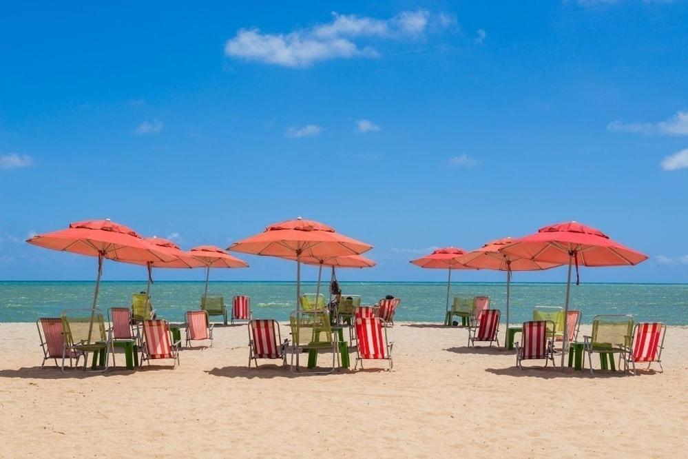 ז'אבואטו דוס גוארראפס Flat 10 Andar Hotel Costa Mar Acesso Direto Praia מראה חיצוני תמונה