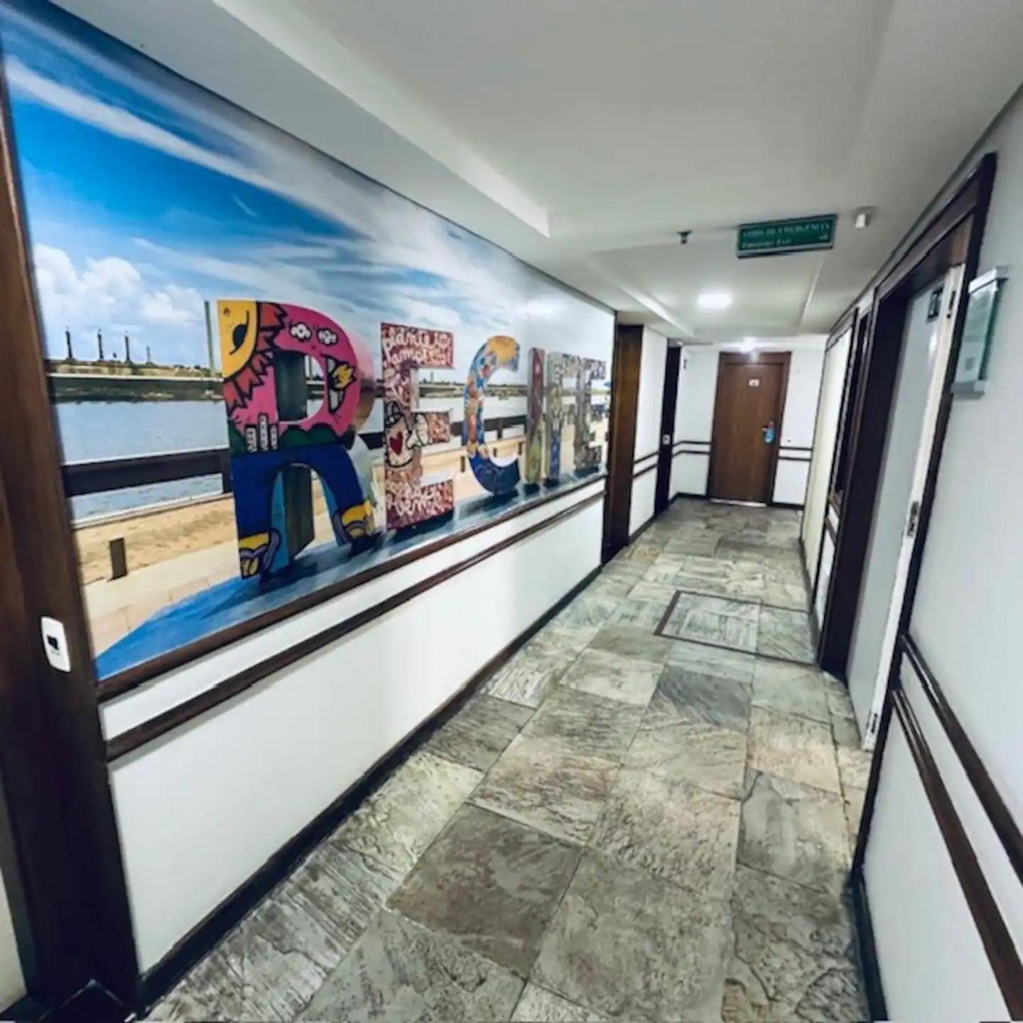 ז'אבואטו דוס גוארראפס Flat 10 Andar Hotel Costa Mar Acesso Direto Praia מראה חיצוני תמונה