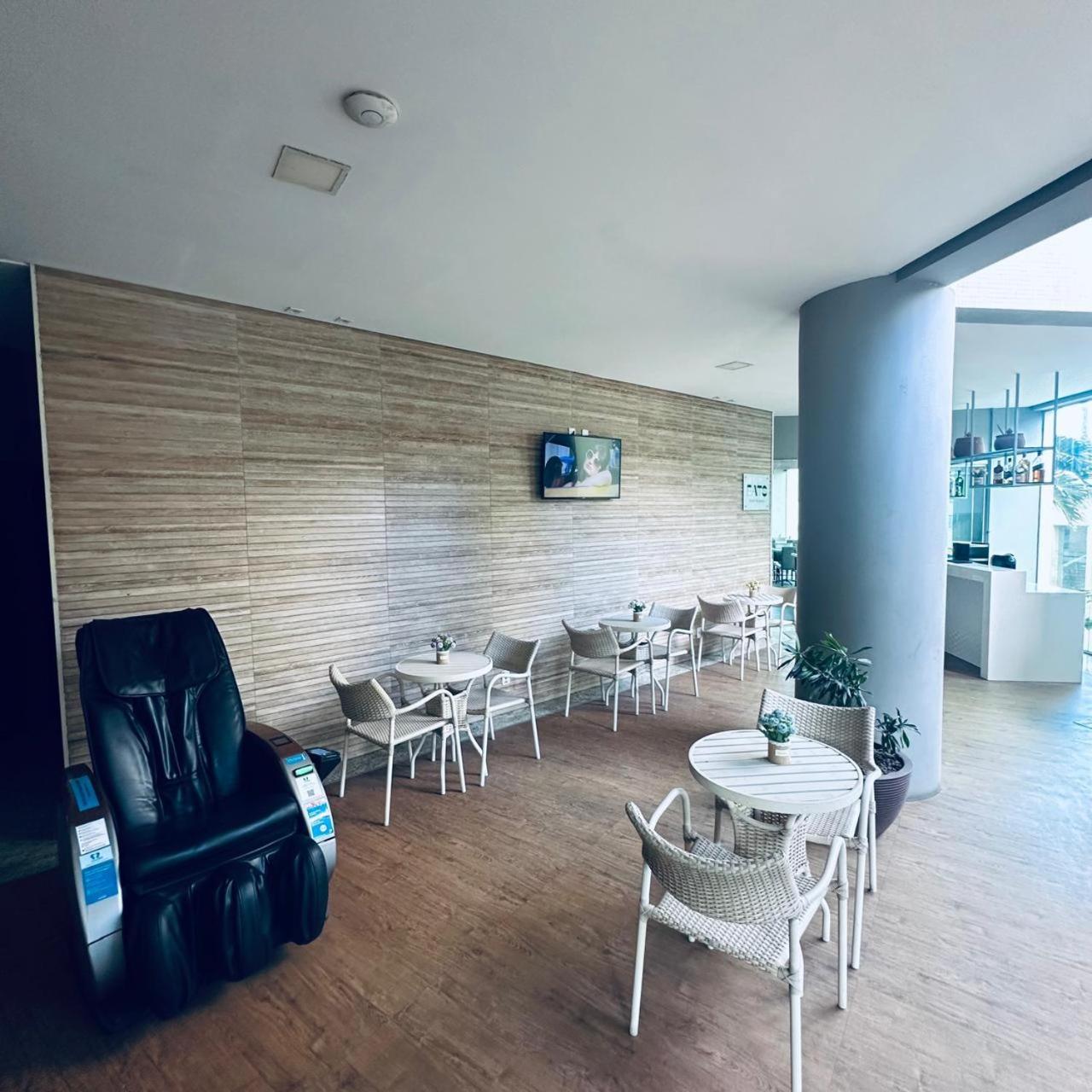 ז'אבואטו דוס גוארראפס Flat 10 Andar Hotel Costa Mar Acesso Direto Praia מראה חיצוני תמונה