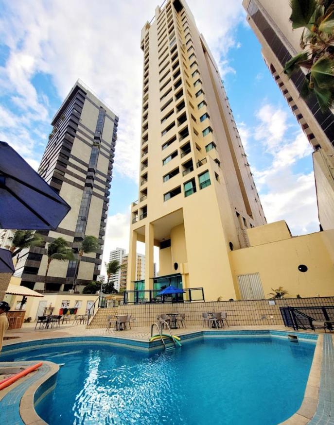 ז'אבואטו דוס גוארראפס Flat 10 Andar Hotel Costa Mar Acesso Direto Praia מראה חיצוני תמונה