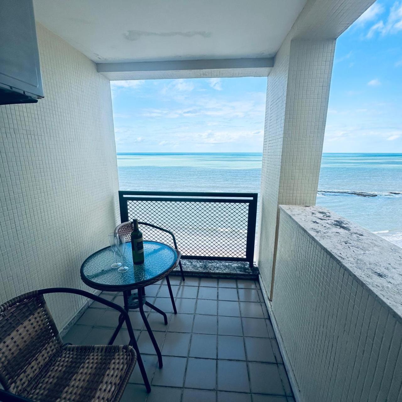 ז'אבואטו דוס גוארראפס Flat 10 Andar Hotel Costa Mar Acesso Direto Praia מראה חיצוני תמונה